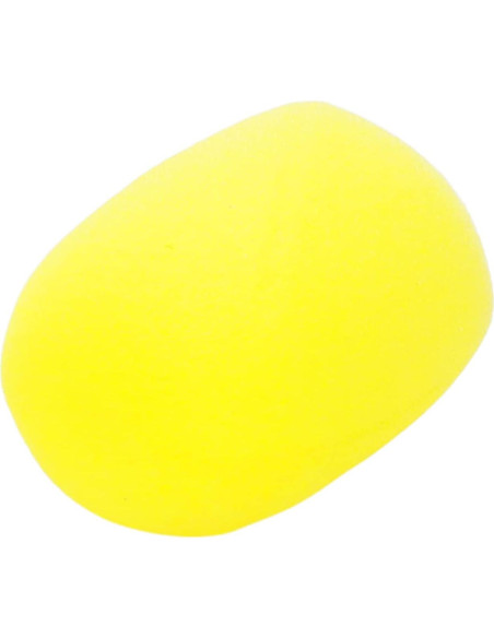 10 Fundas de Micrófono Amarillas de Espuma Dahszhi 73x60mm