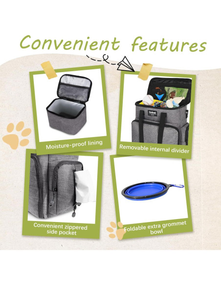 Bolsa de Viaje para Perros Goloni - Aprobada por Aerolíneas, 36.8x34.5x16.5cm