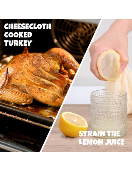 15 Paños de Queso Orgánico FUMILE 50.8x50.8 cm Reutilizables