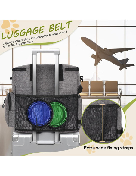 Bolsa de Viaje para Perros Goloni - Aprobada por Aerolíneas, 36.8x34.5x16.5cm