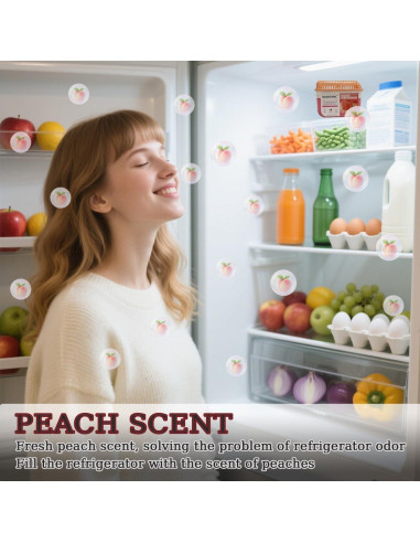 Desodorante de Refrigerador DMDGYNL Gel Durazno 2 Pcs