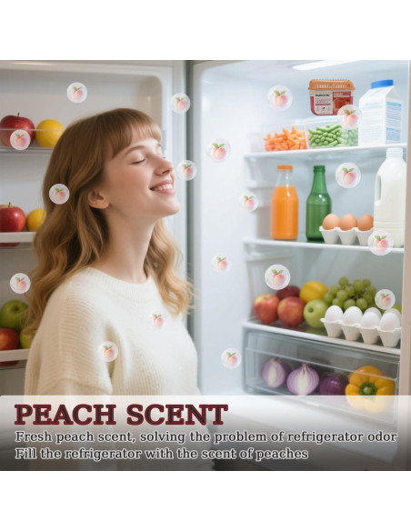 Desodorante de Refrigerador DMDGYNL Gel Durazno 2 Pcs