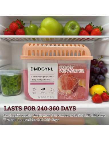 Desodorante de Refrigerador DMDGYNL Gel Durazno 2 Pcs