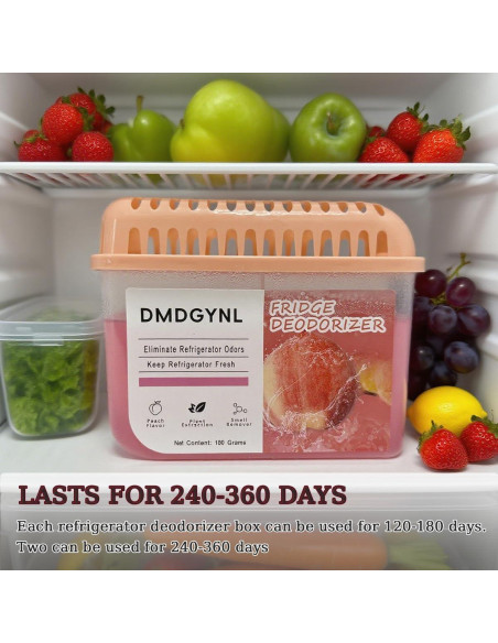 Desodorante de Refrigerador DMDGYNL Gel Durazno 2 Pcs