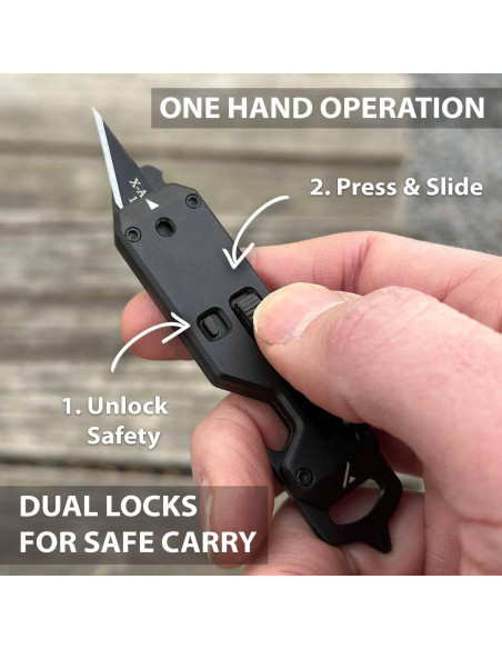 Cuchillo Utilitario Llavero Lever Gear Edge XT 10 Herramientas