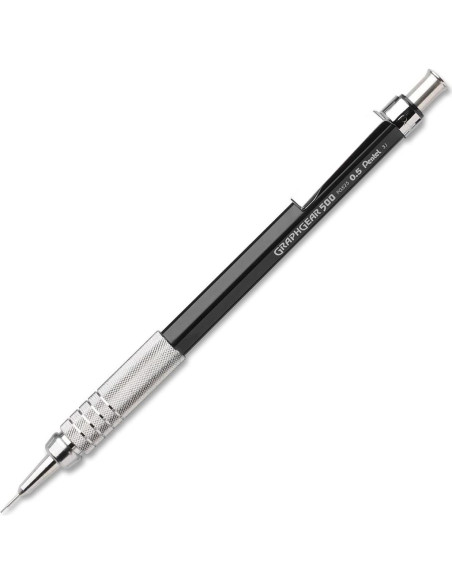 Lápiz Mecánico de Dibujo Pentel GraphGear 500, 0.5mm, Negro, 6 Unidades Lápiz Mecánico de Dibujo Pentel GraphGear 500, 0.5mm, Negro, 6 Unidades