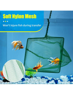 Red de Acuario AQUANEAT 20.32x15.24 cm con Mango Firme 2