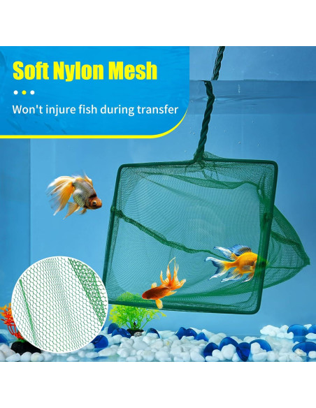 Red de Acuario AQUANEAT 20.32x15.24 cm con Mango Firme Red de Acuario AQUANEAT 20.32x15.24 cm con Mango Firme