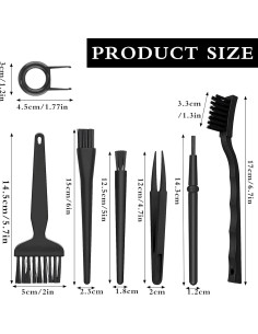 Set de 8 Cepillos de Limpieza Nylon GIYAWA para Electrónica 2