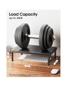 Soporte para Monitor Kitsure Ergonómico 35.8x23.9x9.9 cm 2