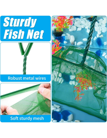 Red de Acuario AQUANEAT 20.32x15.24 cm con Mango Firme Red de Acuario AQUANEAT 20.32x15.24 cm con Mango Firme