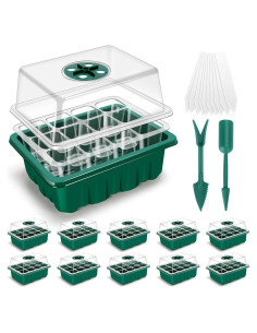 Bandeja de Inicio de Semillas EamPrsk 120 Celdas Ajustable