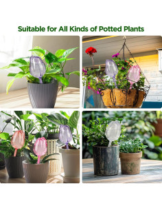 Esferas de Autorriego SAIRFWOO Tulipán 4 Pcs para Plantas 2