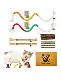 Juguetes para Gatos Petelligent - Paquete de 12 con Silvervine