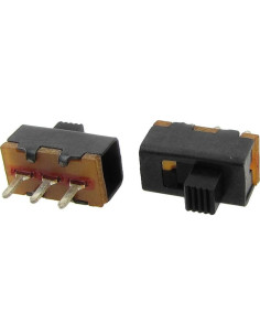 Interruptor Deslizante Mini Baomain SS-12F17G3 50 Pcs 1P2T 2