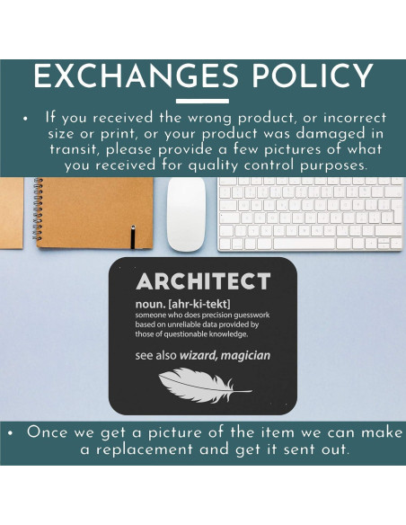 Alfombrilla de Ratón xPuffer Negra 23.5x19.7 cm Diseño Arquitecto