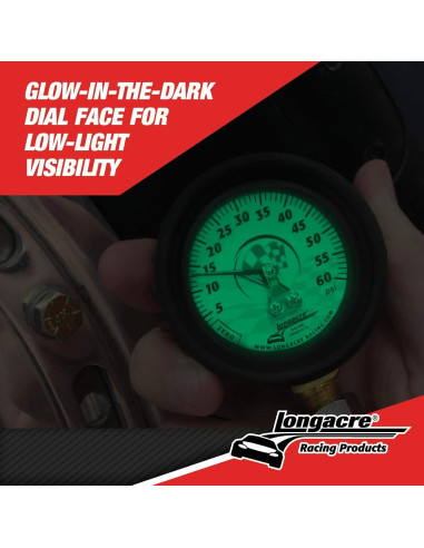 Medidor de Presión de Neumáticos Longacre 52004 0-60 PSI