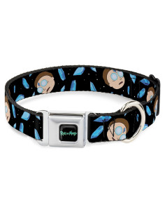 Collar para Perro Rick y Morty - Hebilla Seguridad Miniatura 24.1-33 cm