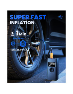 Compresor de Aire Portátil Cakur ZD-01A 160 PSI con Manómetro 2