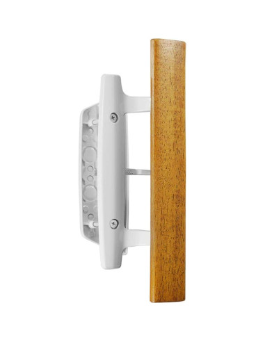 Juego de Manijas Reversibles HauSun para Puertas Corredizas Blanco