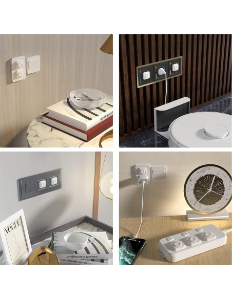 32 Cubiertas de Enchufe a Prueba de Bebés con Doble Cerradura