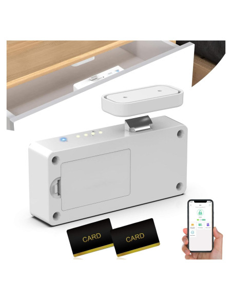 Cerradura Inteligente eLinkSmart F3BC Bluetooth RFID Blanca