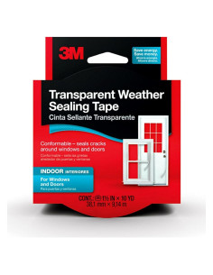 Cinta de Sellado Transparente 3M 3.81 cm x 9.14 m - Aislamiento Removible