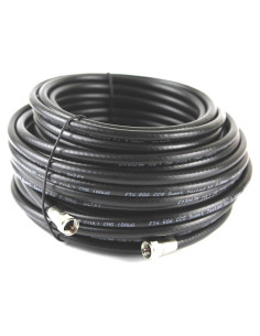 Cable coaxial RG-6 KUNOVA 7.62 m para internet y TV satelital