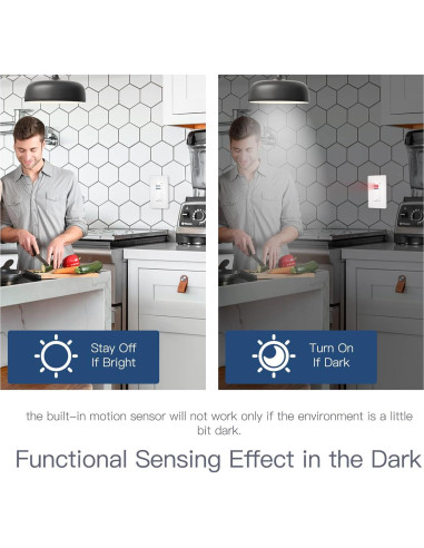 Interruptor de Movimiento Inteligente MOES 1 Gang Wi-Fi PIR