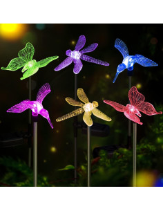 Luces de Jardín Solar OxyLED 6 Piezas LED Cambiante Color 2