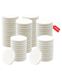 100 Esponjas de Maquillaje Desechables HIBILDER 5.48 cm