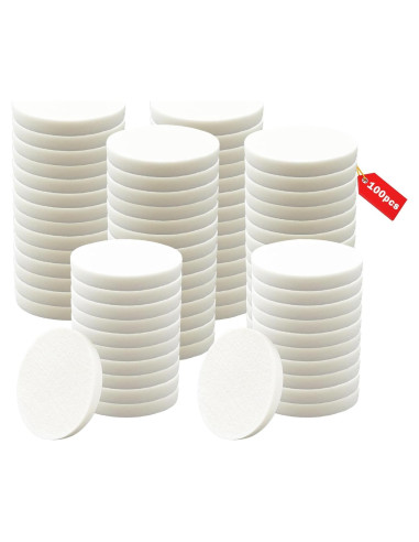 100 Esponjas de Maquillaje Desechables HIBILDER 5.48 cm