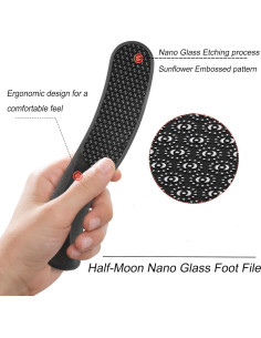Lima de Pies de Vidrio Nano Lyaiwever - Removedor de Callos 2