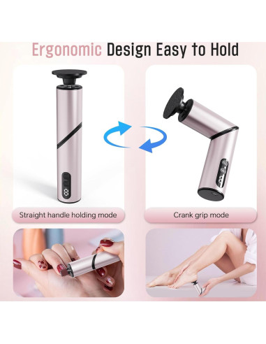 Removedor de Callos Eléctrico Inalámbrico ZHOUMADE FR11 9 Velocidades