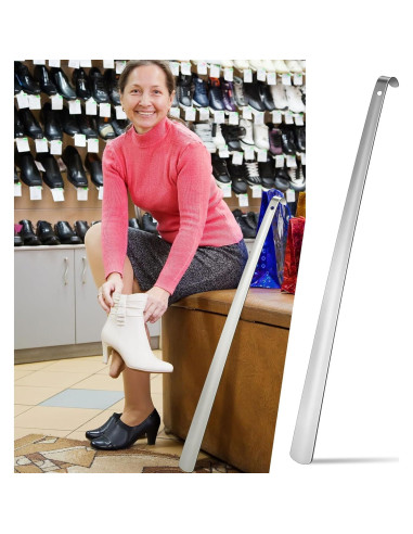 Cuchara para Calzar Geelin 80 cm Acero Inoxidable 2 Pcs