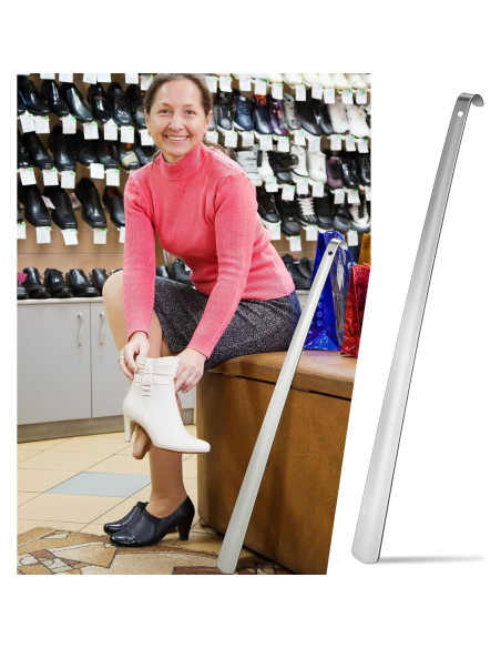 Cuchara para Calzar Geelin 80 cm Acero Inoxidable 2 Pcs