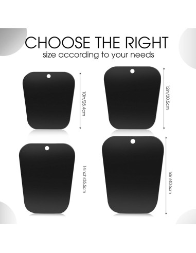 6 Formadores de Botas Reutilizables 30.5 cm Negro PP