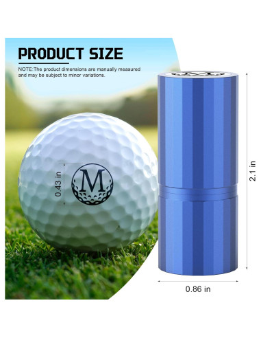 Sello de Pelota de Golf Personalizado UNIGIFTIME Azul