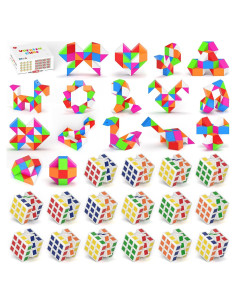 Set de Mini Cubos de Rompecabezas Vdealen - 32 Piezas
