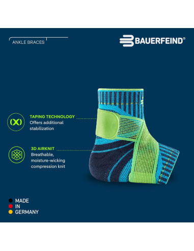 Soporte de Tobillo Bauerfeind Grande Derecho - Compresión Ligera