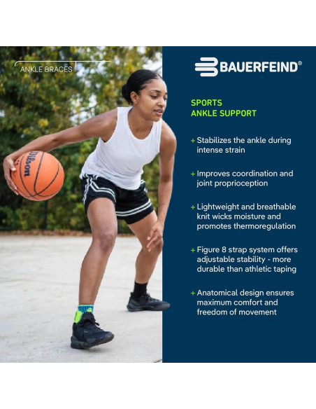 Soporte de Tobillo Bauerfeind Grande Derecho - Compresión Ligera