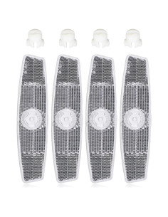 4 Reflectores de Radios de Bicicleta Qulkws - Seguridad Nocturna