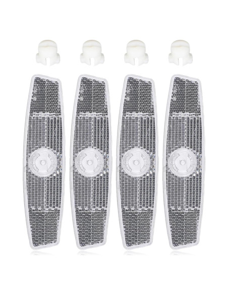 4 Reflectores de Radios de Bicicleta Qulkws - Seguridad Nocturna