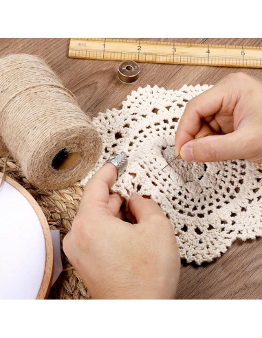 Dedales Ajustables de Acero Inoxidable Xyembu - 2 Pcs