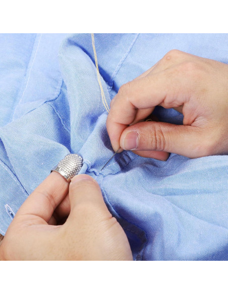 Dedales Ajustables de Acero Inoxidable Xyembu - 2 Pcs