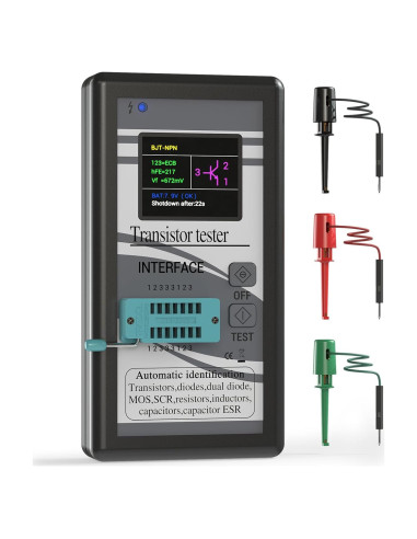 Probador de Transistores DROK - Medidor LCR Multifuncional