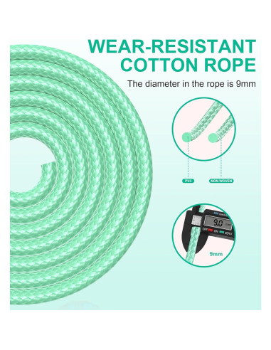 Cuerda de Saltar Ajustable Crhoeiq para Ejercicio Adultos