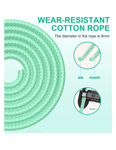 Cuerda de Saltar Ajustable Crhoeiq para Ejercicio Adultos