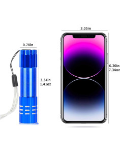 Paquete de 6 Linternas LED Recargables Hilngav 300 Lúmenes 2