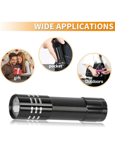 Paquete de 6 Linternas LED Recargables Hilngav 300 Lúmenes